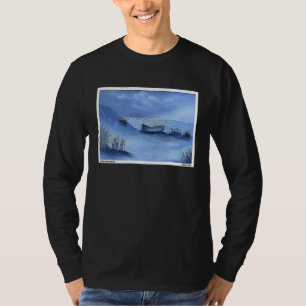 Boot am Strandstrand Natur Landschaft Ozean T-Shirt