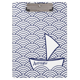 Boot auf Wave Zwischenablage Klemmbrett