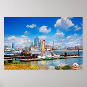 Boot - Balitimore, MD - Dampfschlepper Baltimore 1 Poster