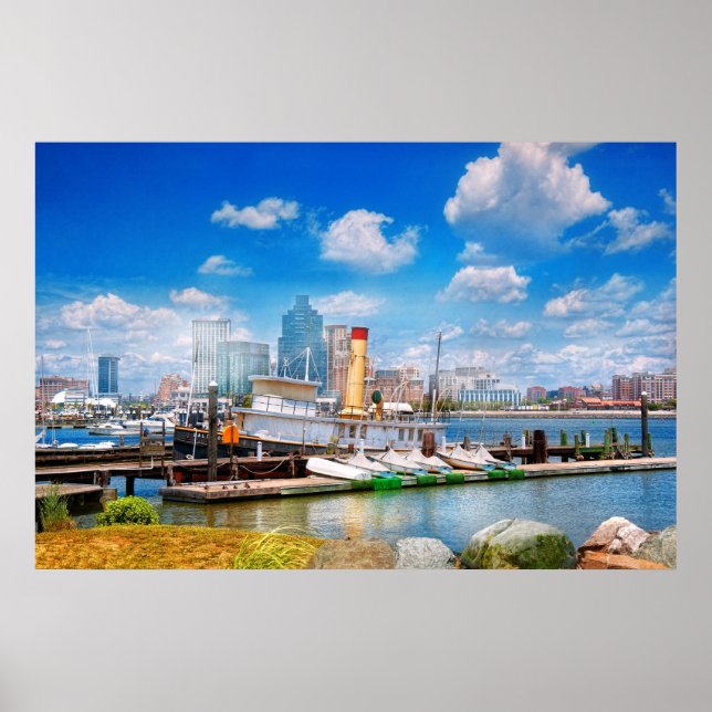Boot - Balitimore, MD - Dampfschlepper Baltimore 1 Poster (Vorne)