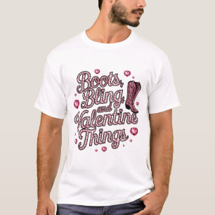 Boot Bling & Valentine T-Shirt