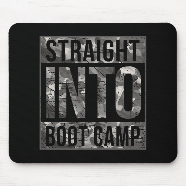 Boot Camp Basic Training Shirt For New Military Re Mousepad (Vorne)