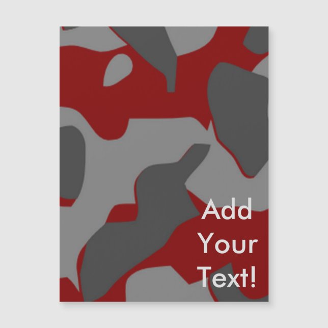 Boot Camp-Camouflage Magnetkarte (Vorderseite)