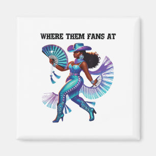 Boot Cowboy Western Cowgirl Linedance, wo sie F Magnet