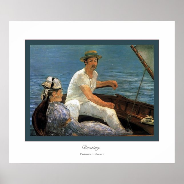 Boot ~ Edouard Manet Poster (Vorne)