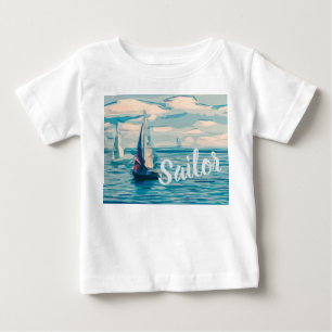 Boot Friedliche Meeresschwimmtauchgänge Destiny's Baby T-shirt