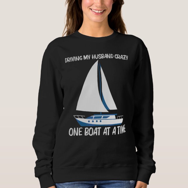 Boot für Frauen Mutter Segeltörn Reise   Sweatshirt (Vorderseite)