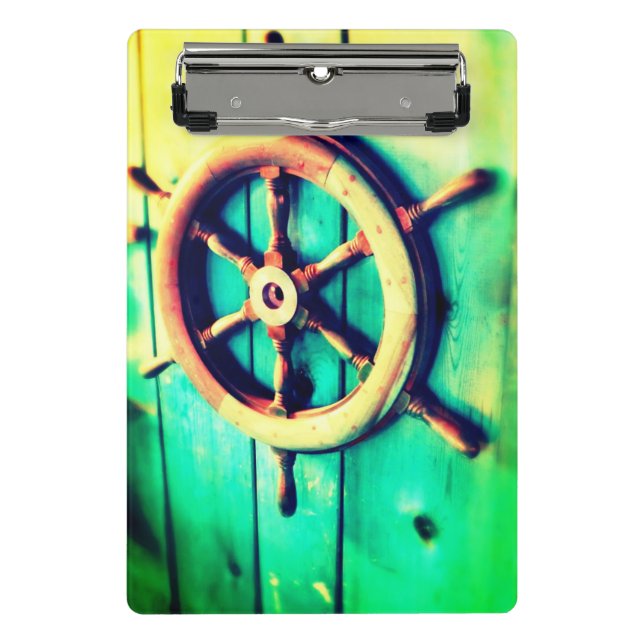 Boot Helm Mini Zwischenablage Klemmbrett (Vorderseite)