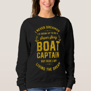 Boot-Kapitän Bootbesitzer Sweatshirt