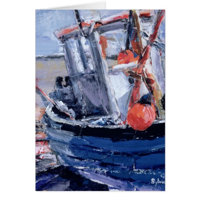 Boot mit roter Boje (Vorne)