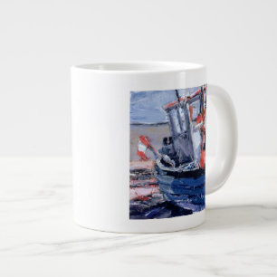 Boot mit roter Boje Jumbo-Tasse