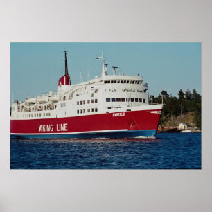 Boot nach Finnland, Stockholm, Archipel, Schweden Poster