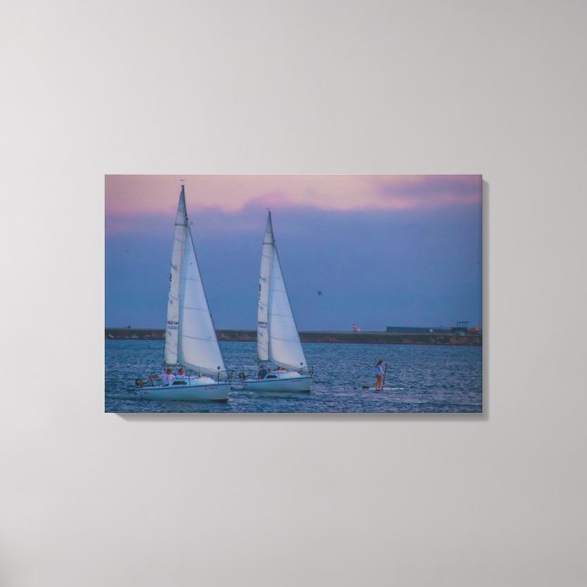 Boot Racer! Leinwanddruck (Vorderseite)