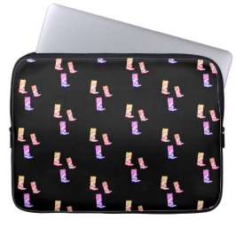 Boot Scoot Laptop-Hülle (Schwarz) Laptopschutzhülle