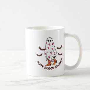 Boot Scoot Spooky Cowboy Ghost Groovy Retro Hallow Kaffeetasse