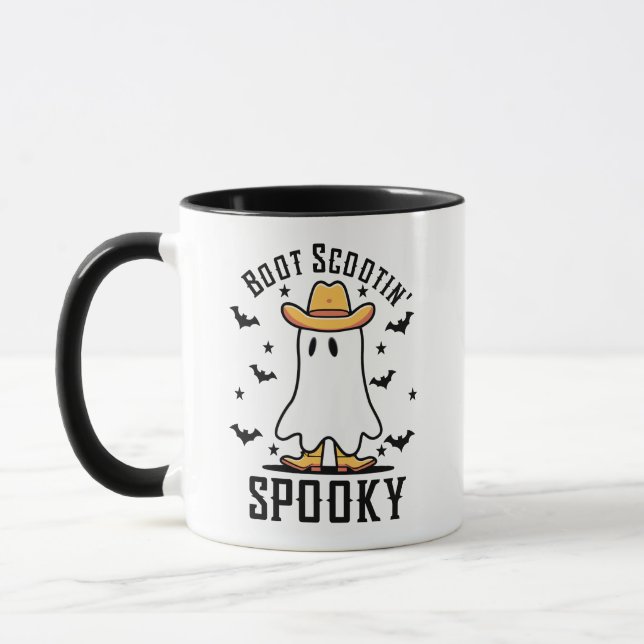 Boot Scootin Spooky, Cute Spooky, Halloween Gift,  Tasse (Links)