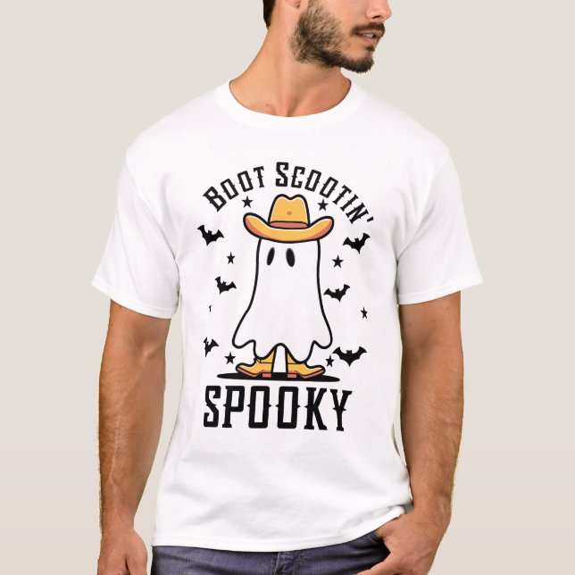 Boot Scootin Spooky  T-Shirt (Vorderseite)