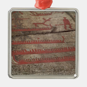 Boot Silbernes Ornament