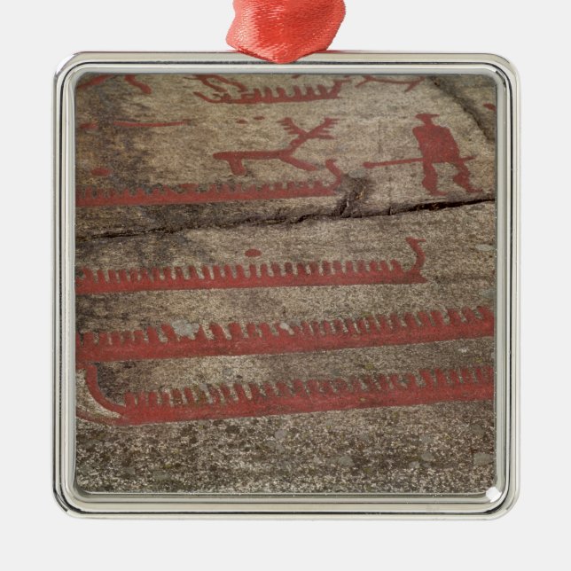 Boot Silbernes Ornament (Vorne)