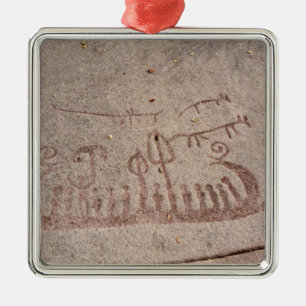 Boot Silbernes Ornament