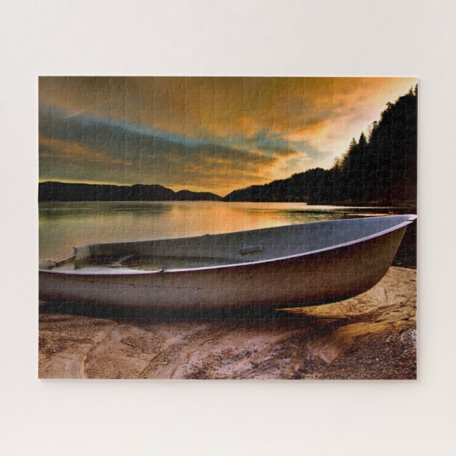 Boot Sunset Puzzle (Horizontal)