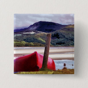 BOOT- UND BERGLANDSCHAFT BUTTON