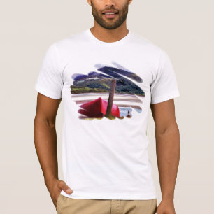 BOOT- UND BERGLANDSCHAFT T-Shirt