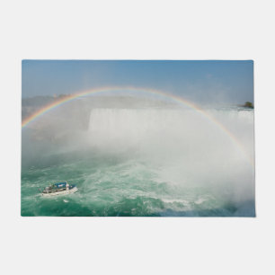 Boot und Hufeisenfälle von den Niagarafällen Fußmatte
