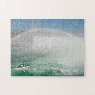 Boot und Hufeisenfälle von den Niagarafällen Puzzle