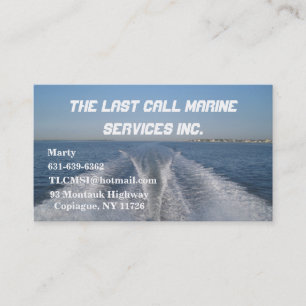 Boot wecken visitenkarte