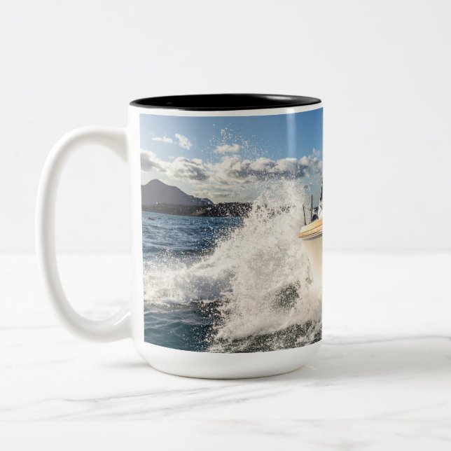 Boot Zweifarbige Tasse (Links)