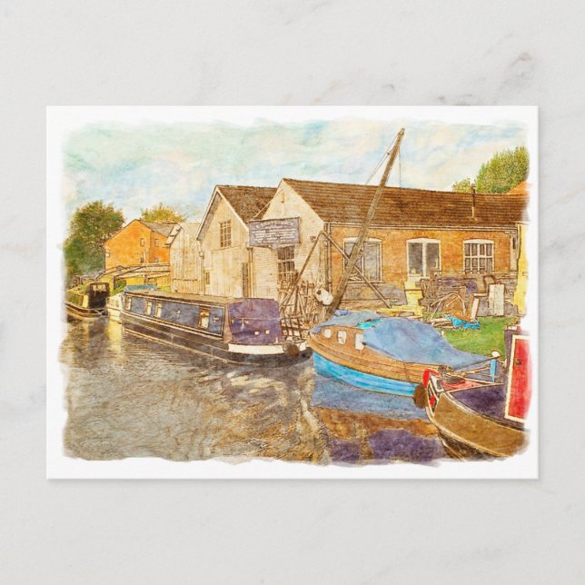 Bootbauer Postkarte (Vorderseite)