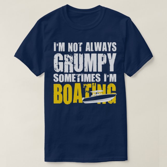 Bootbesitzer für den Enthusiasten Funny Gift Boat T-Shirt (Design vorne)