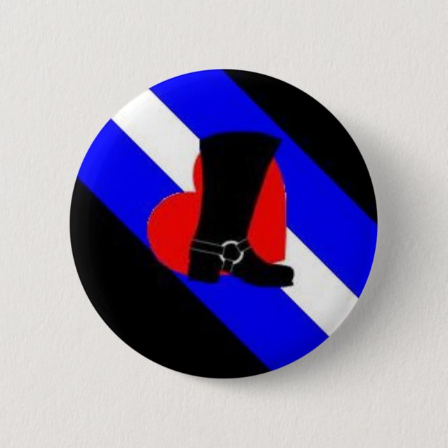 Bootblackstolzflagge Button (Vorderseite)