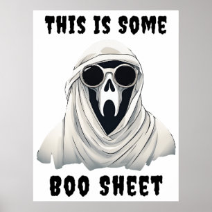 Bootblatt - Halloween Print Poster
