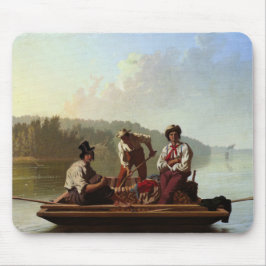 Boote am Missouri Mousepad