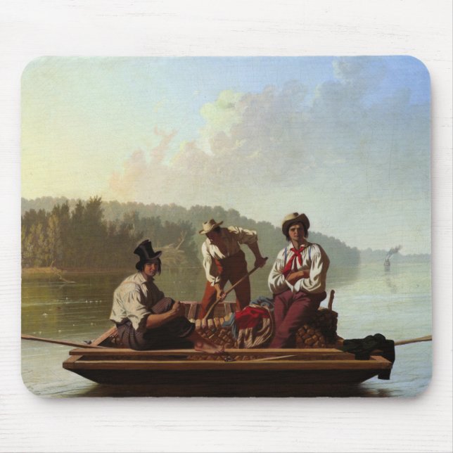 Boote am Missouri Mousepad (Vorne)