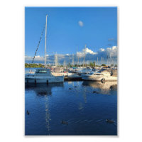 Boote am Ontariosee und Wolken