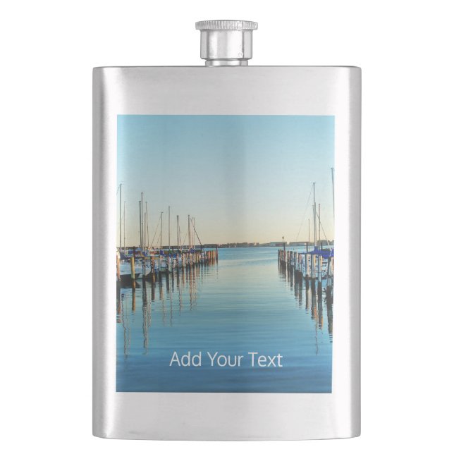 Boote am Yachthafen von Shirley Taylor Flachmann (Vorderseite)