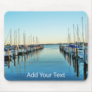 Boote am Yachthafen von Shirley Taylor Mousepad