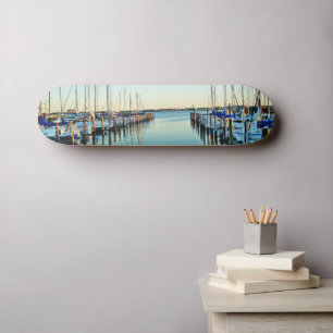 Boote am Yachthafen von Shirley Taylor Skateboard