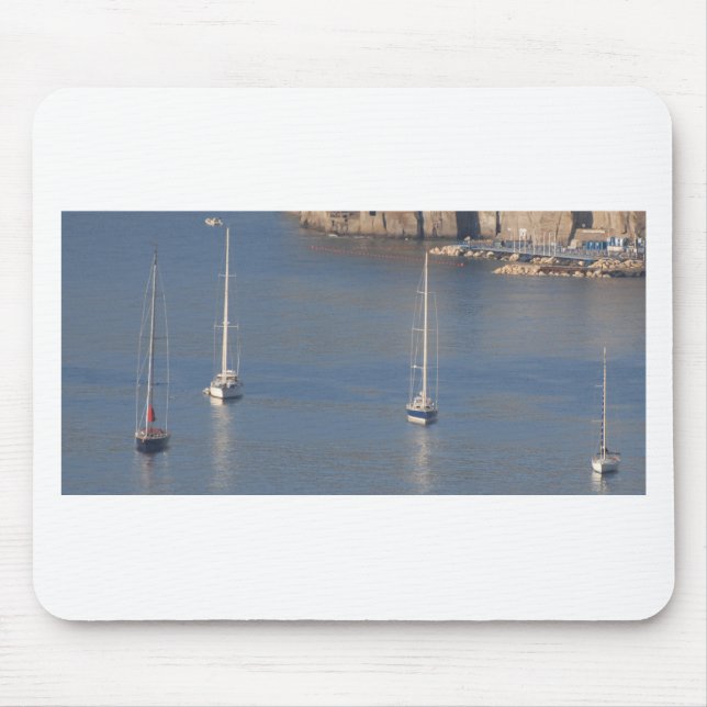 Boote an der Erholung in Sorrento Italien Mousepad (Vorne)