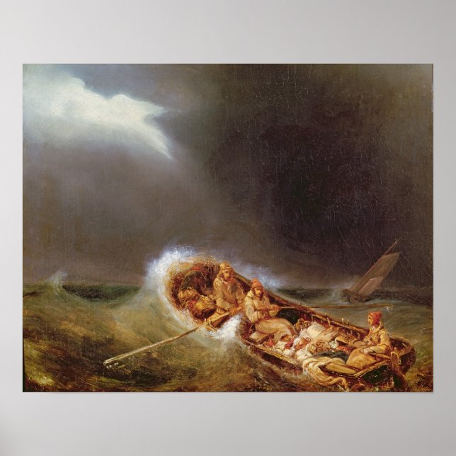 Boote aus Dieppe, die aus dem Fischfang zurückkehr Poster (Vorne)