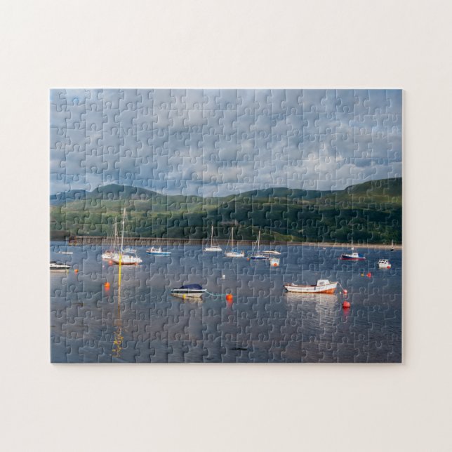 Boote bei Barmouth Puzzle (Horizontal)