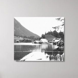 Boote bei Konigssee, c.1910 Leinwanddruck