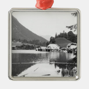 Boote bei Konigssee, c.1910 Ornament Aus Metall
