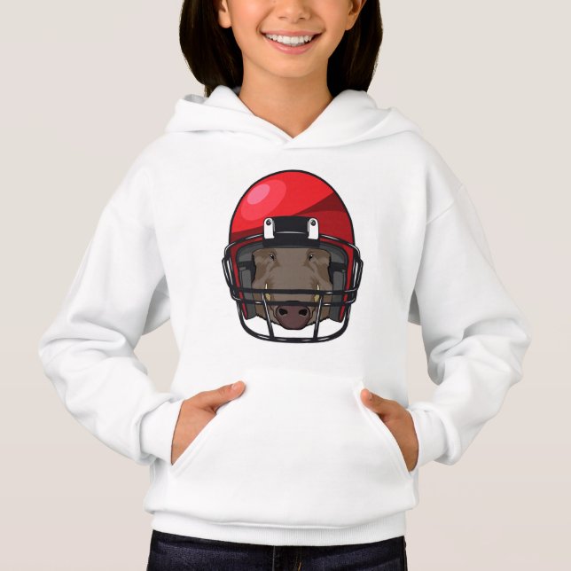 Boote beim Fußball-Sport Hoodie (Vorderseite)