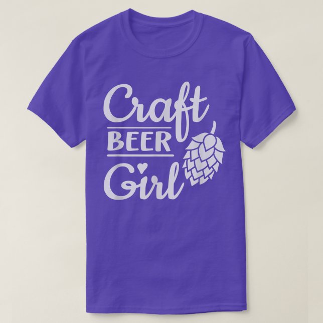 Boote Biere Girl Hops  T-Shirt (Design vorne)