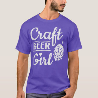 Boote Biere Girl Hops  T-Shirt