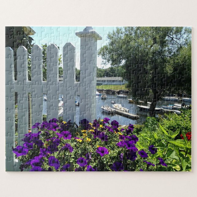 BOOTE BLUME WASSER PERKINCOVE, OGUNQUIT, MAINE PUZZLE (Von Creator hochgeladen)